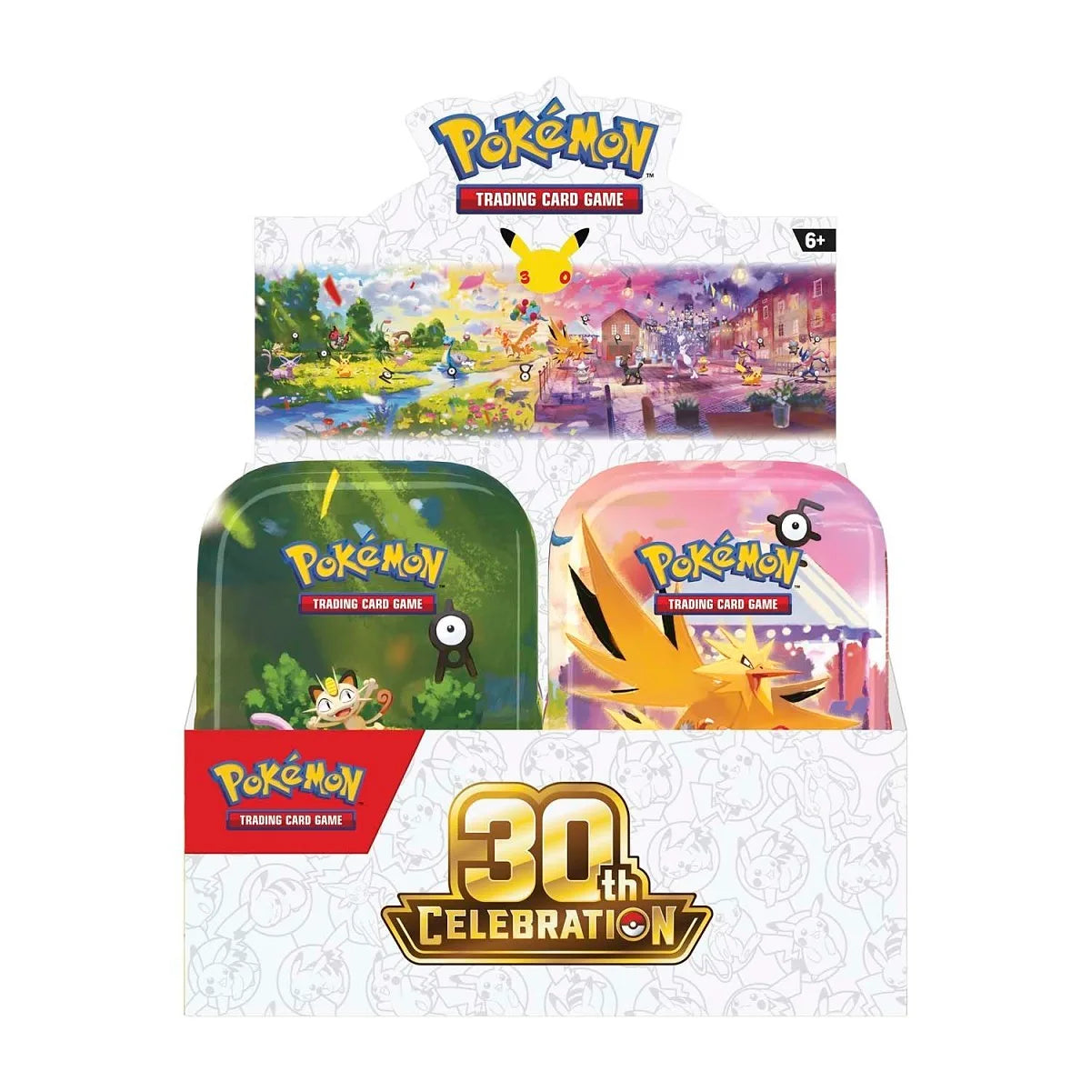 30th Celebration Mini Tin Display
