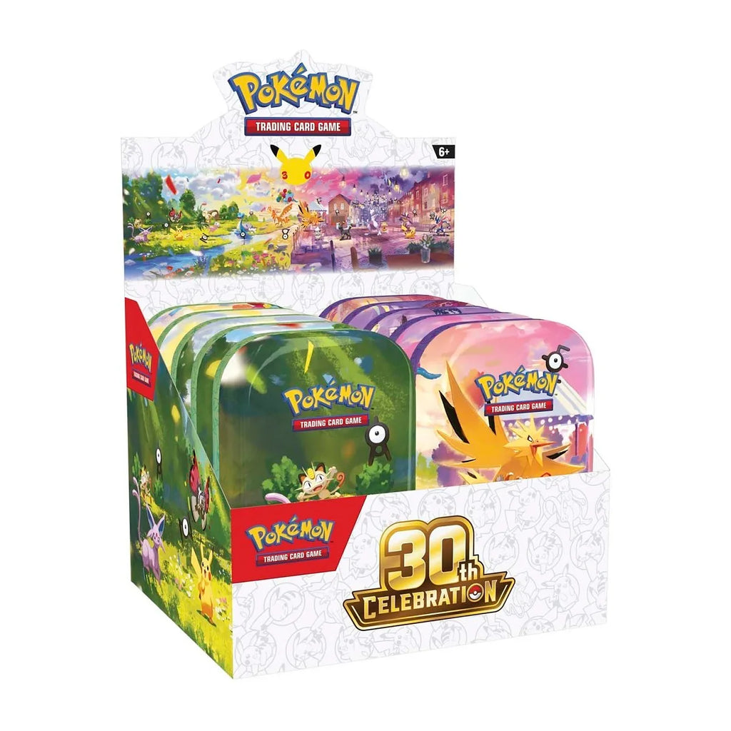 30th Celebration Mini Tin Display