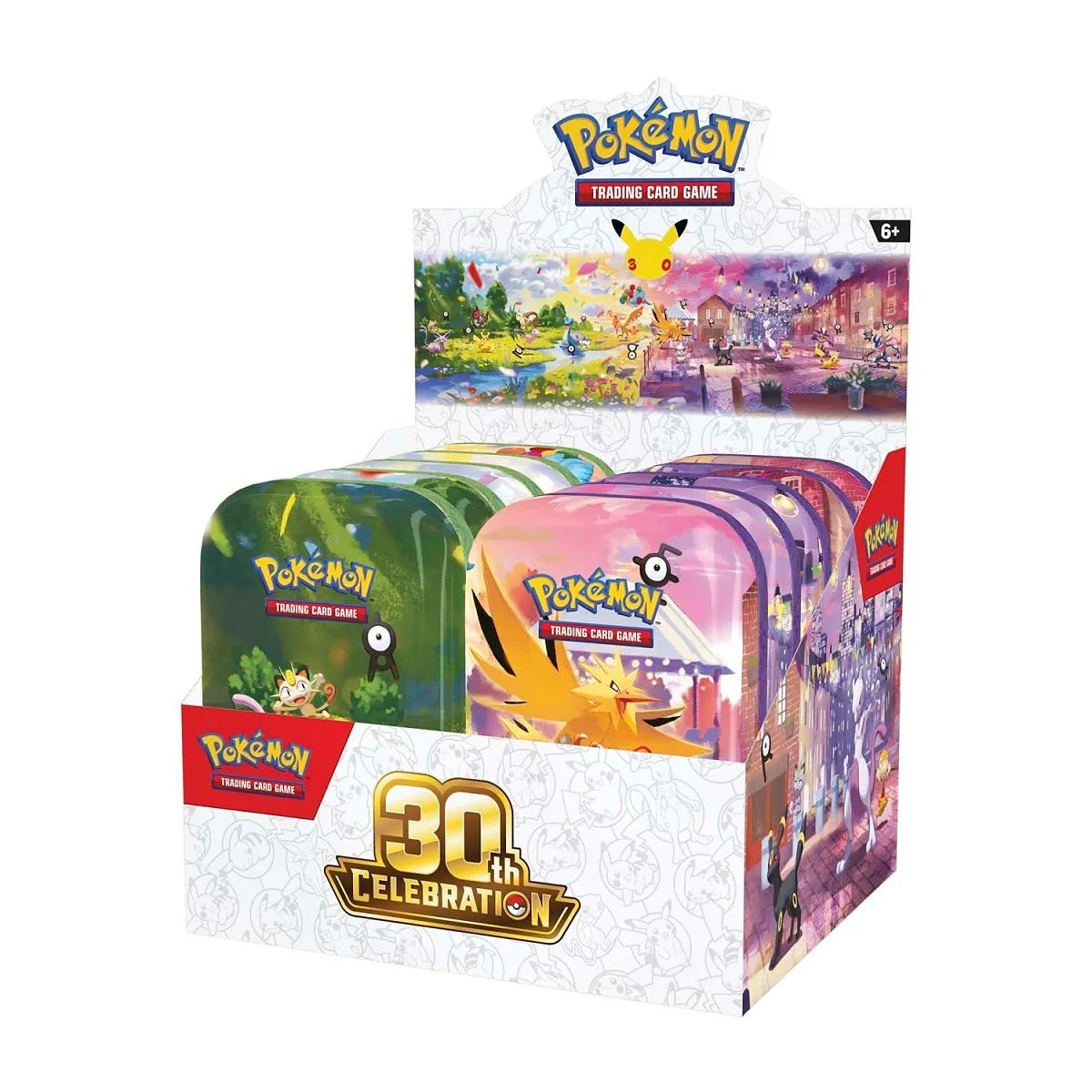 30th Celebration Mini Tin Display