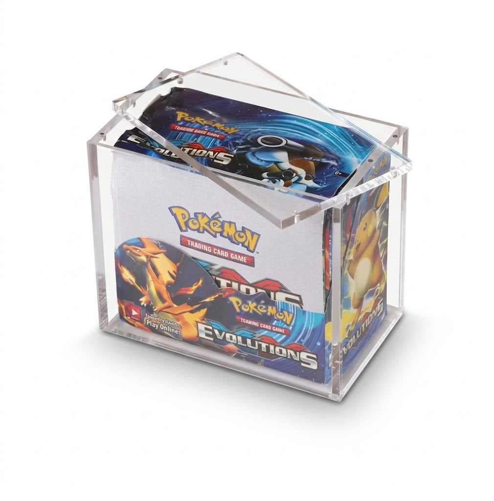 Acrylic Booster Box with Magnetic Lids