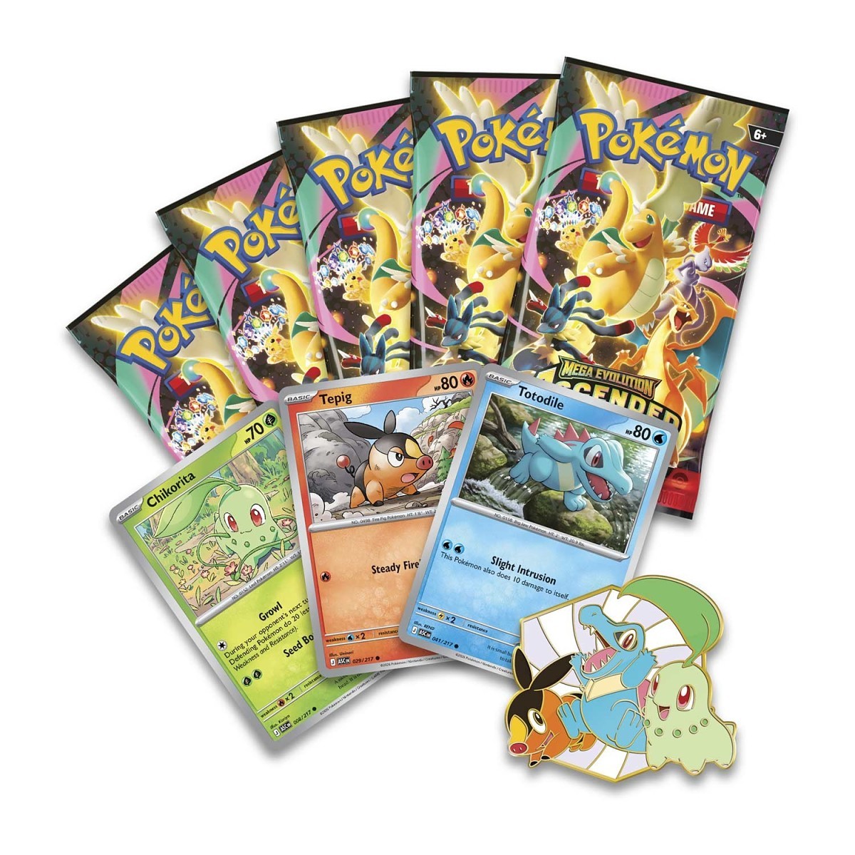 Ascended Heroes First Partners Deluxe Pin Collection