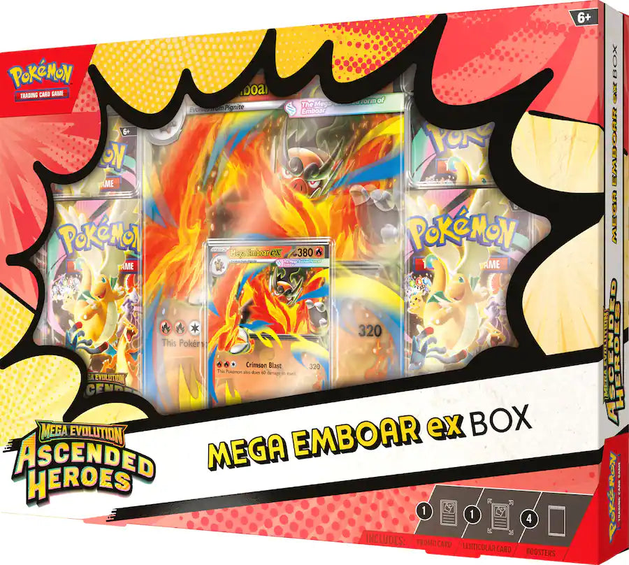 Ascended Heroes Mega Emboar ex Box