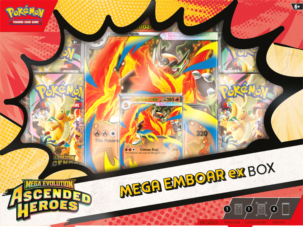 Ascended Heroes Mega Emboar ex Box