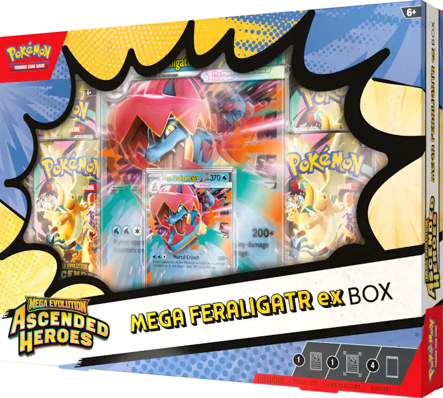 Ascended Heroes Mega Feraligatr ex Box