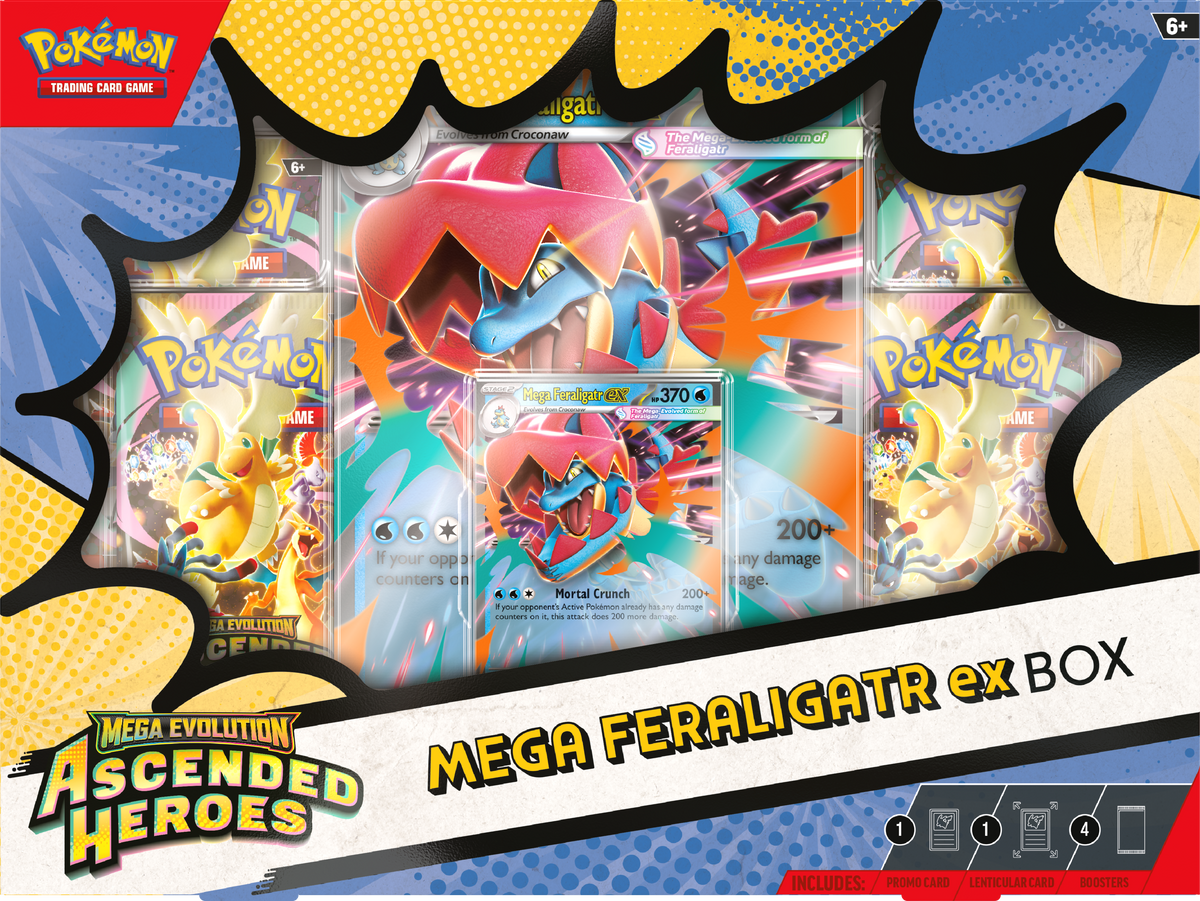 Ascended Heroes Mega Feraligatr ex Box