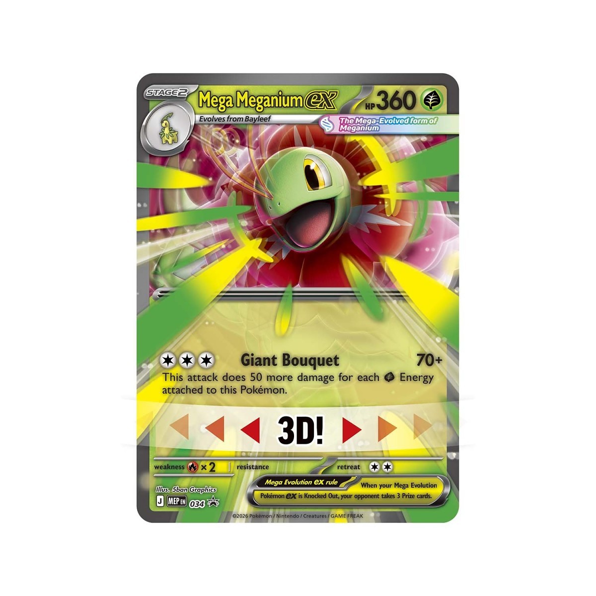 Ascended Heroes Mega Meganium ex Box