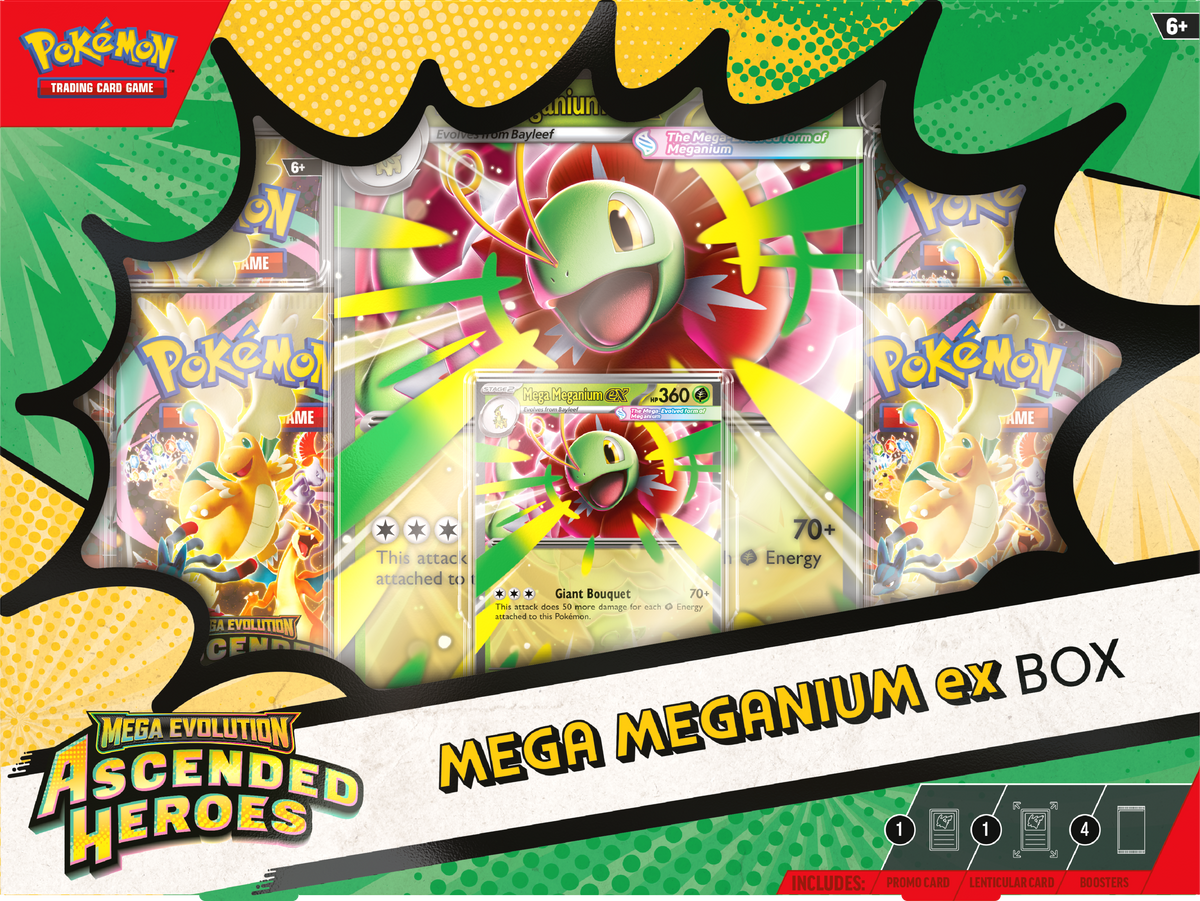 Ascended Heroes Mega Meganium ex Box