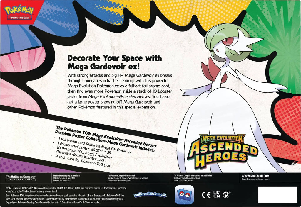 Ascended Heroes Premium Poster Collection: Mega Gardevoir