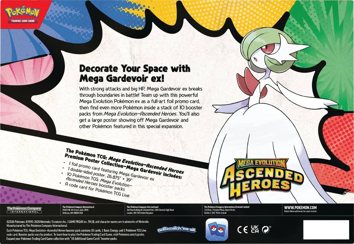 Ascended Heroes Premium Poster Collection: Mega Gardevoir